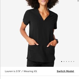 Figs Scrub Set. Women’s Small. Black. Like new.